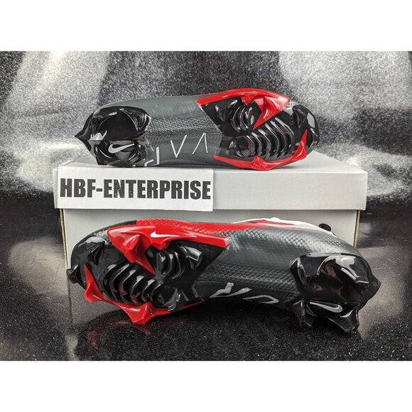 Nike Vapor Edge Pro 360 Football Black Red White Men\'s Size 8 NEW main image 4